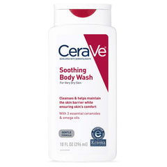 Cerave Soothing Body Wash for Very Dry Skin, Gentle Formula, 10 fl oz