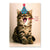 Papyrus Happy Birthday - Cat Waiting For Cake