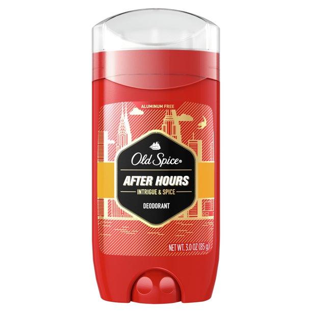 Old Spice Red Collection Aluminum Free Deodorant, After Hours Scent, 3.0 Oz. Pack of 3