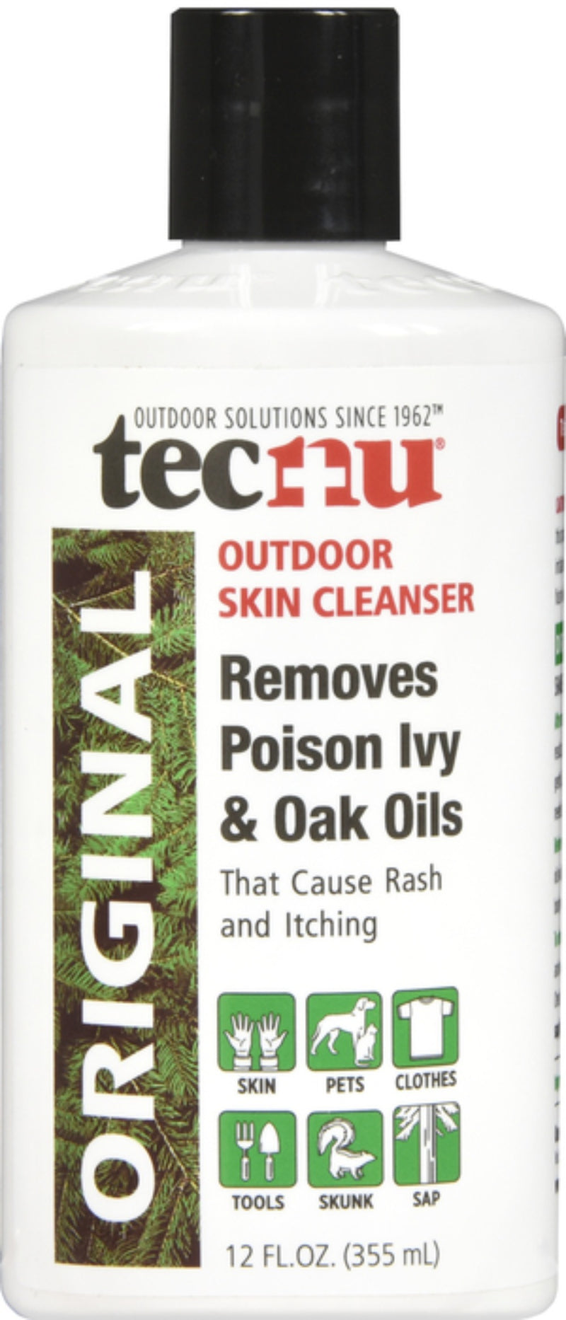 Tecnu Outdoor Skin Cleanser - Removes Poison Ivy & Oak Oils that Cause Rash & Itching - 12 fl oz