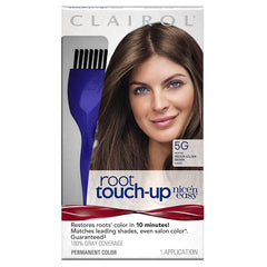 Clairol Root Touch-Up Permanent Hair Color Creme, 5G Medium Golden Brown, 1 Count