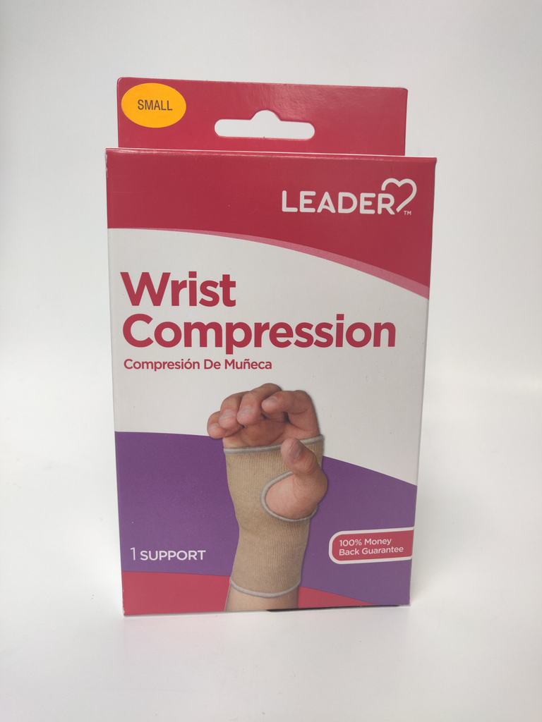 Leader Wrist Compression Beige small