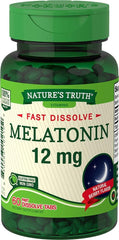 Nature's Truth Fast Dissolve Melatonin 12mg - 60 tabs - Natural Berry