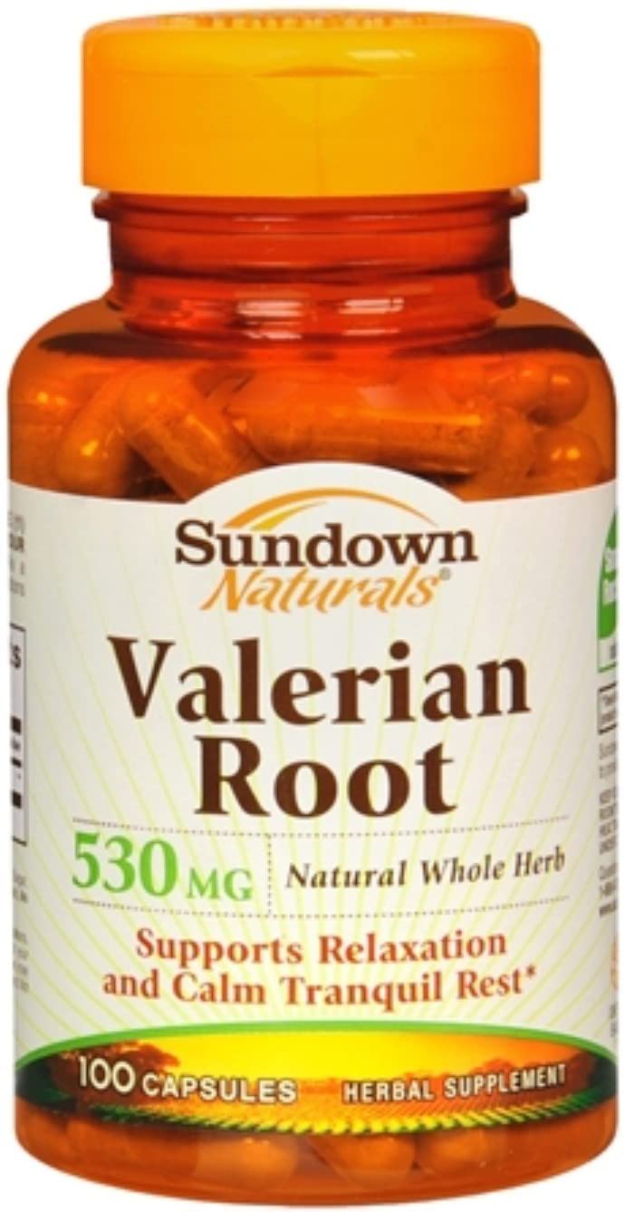 Sundown True Tranquility Valerian Root 530mg, 100 capsules - Dietary Supplement - Pack of 3*