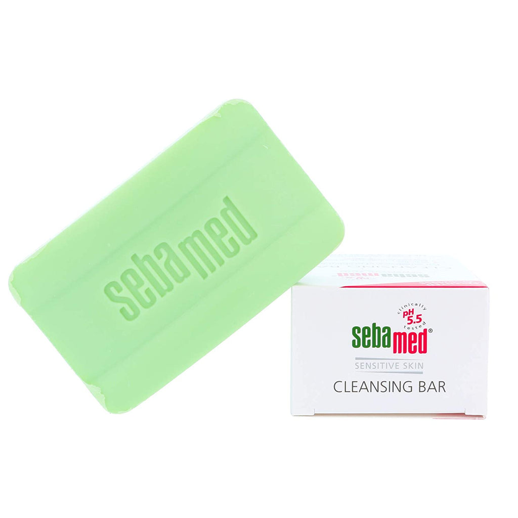 SebaMed Sensitive Skin pH 5.5 Cleansing Bar for Sensitive Skin, 3.5 oz