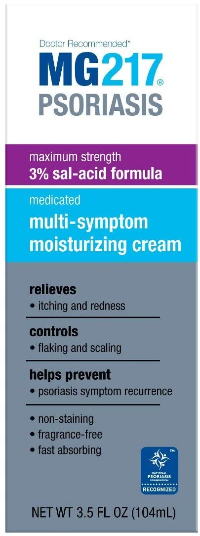 MG217 Psoriasis Skin Solutions Multi Symptom Moisturizing Cream 3.5 fl oz