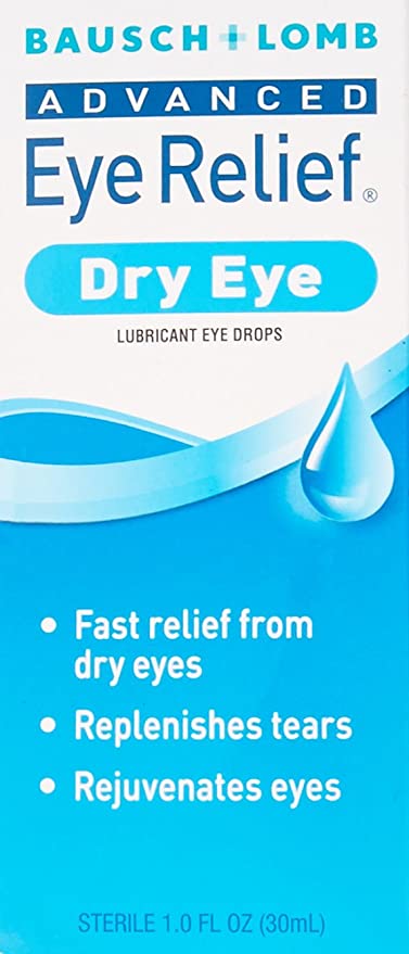 Eye Drops by Bausch & Lomb, for Dry Eyes & Redness Relief, 30 mL*