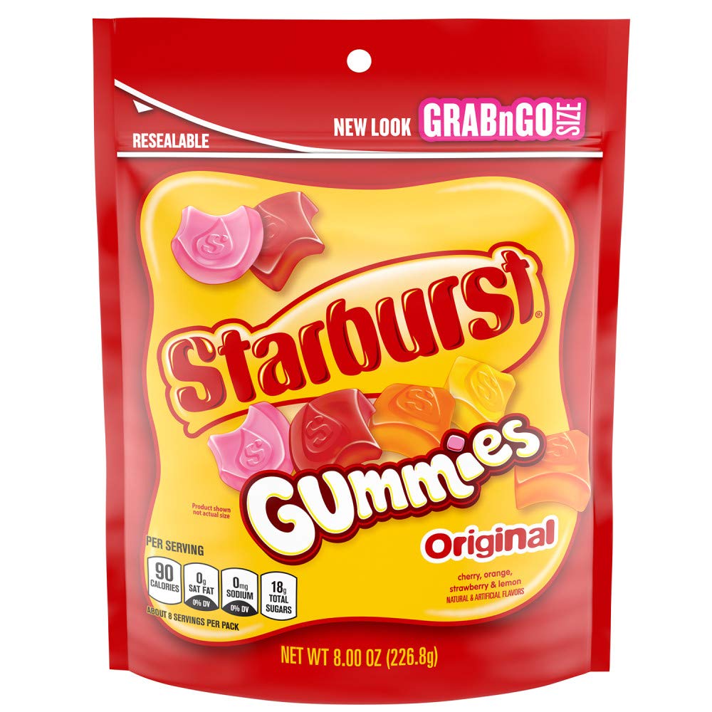 Starburst, Gummies Originals Candy Bag, 8 oz