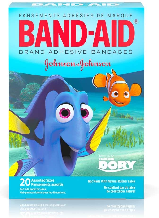 Band-Aid Brand Adhesive Bandages - Disney Pixar Finding Dory, 20 ct