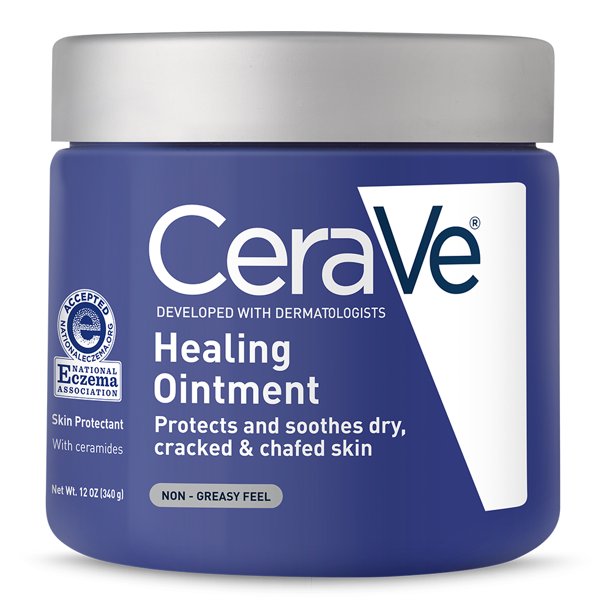 CeraVe Healing Ointment for cracked & chafed skin, 12oz, Pack of 6