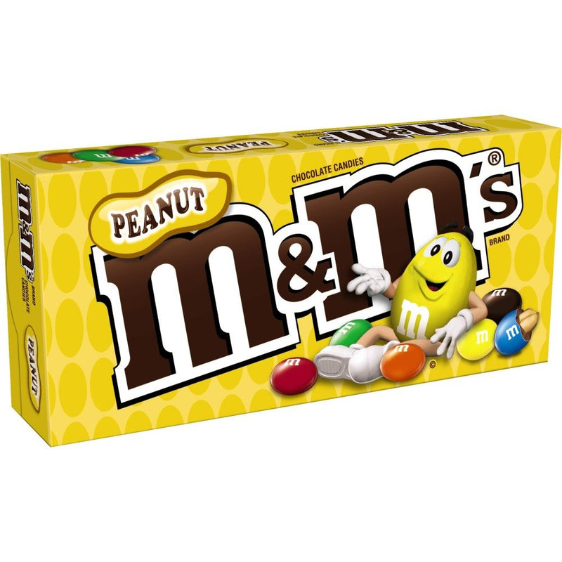 M&M's Peanut Chocolate Candy - 3.1 oz Movie Theater Box