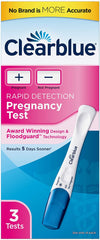 Clearblue Rapid Detection Pregnancy Test, 3 Count