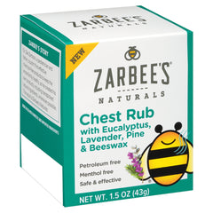 Zarbee's Naturals Chest Rub with Eucalyptus, Lavender, Pine & Beeswax - 1.5 oz
