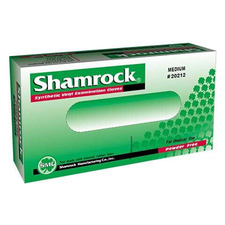 Shamrock Vinyl Powder Free Smooth Gloves, Extra Large, 100 Gloves, 1 Box