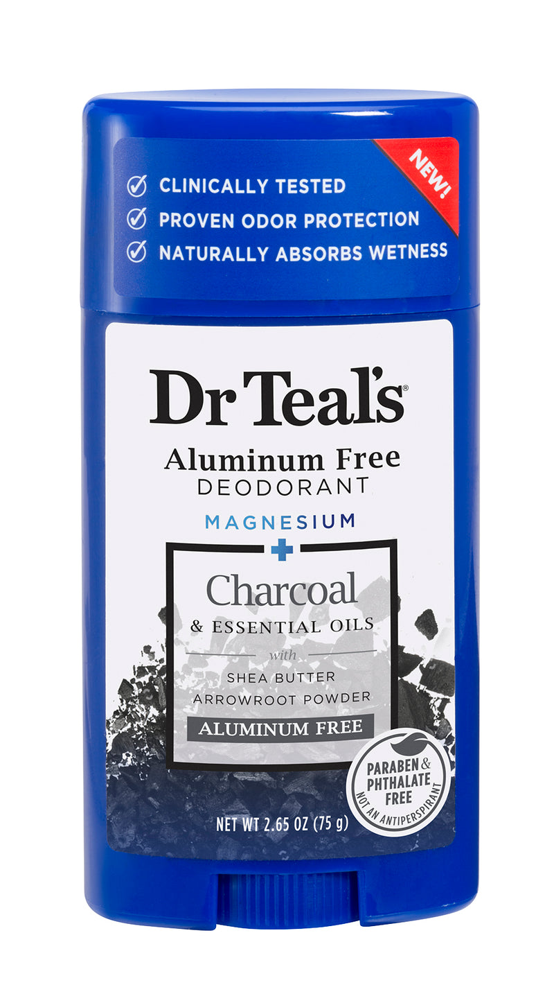 Dr Teal's Aluminum Free Deodorant - Charcoal 2.65 oz