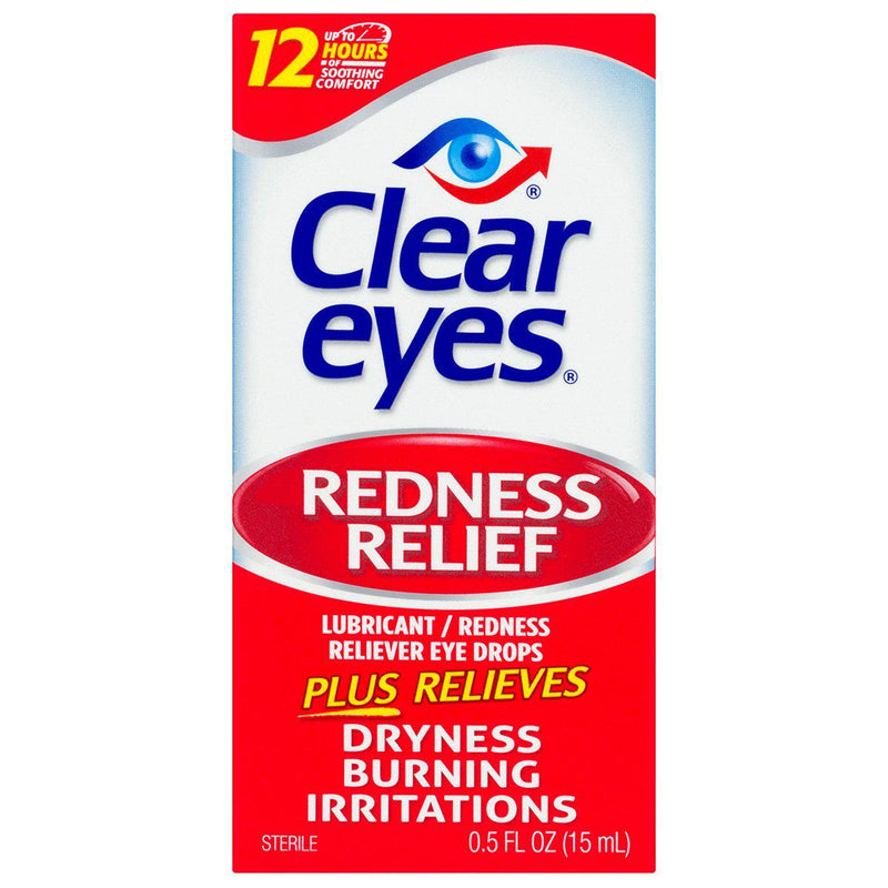 Clear Eyes Redness Relief Eye Drops, 0.5 Fl oz (15 ml)