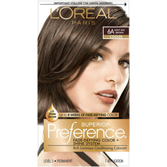 L'Oreal Superior Preference #6A Light Ash Brown, 1 COUNT