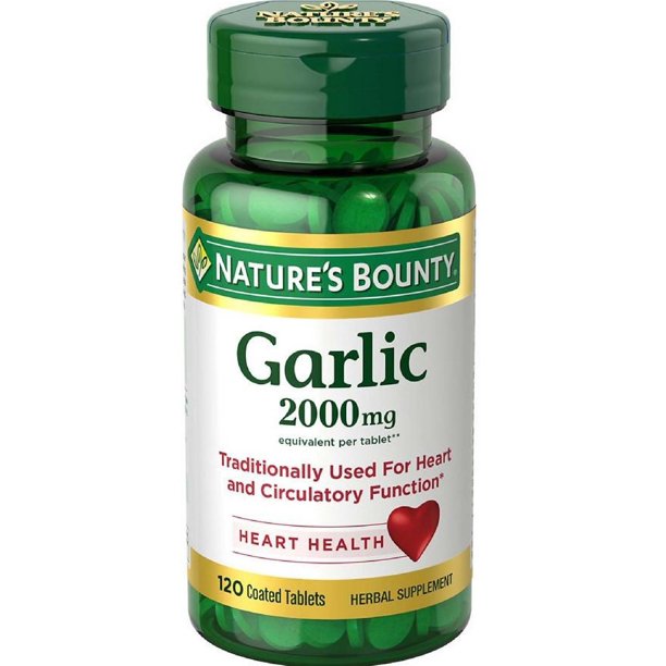 Nature's Bounty Garlic 2000mg, 120 ct tablets*