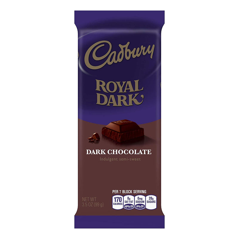 CADBURY Royal Dark Chocolate Extra Large Bar, 3.5 oz