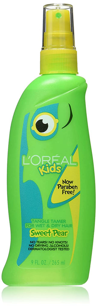 L'Oreal Kids Paraben Free Tangle Tamer for Wet & Dry Hair, Sweet Pear - 9 fl oz