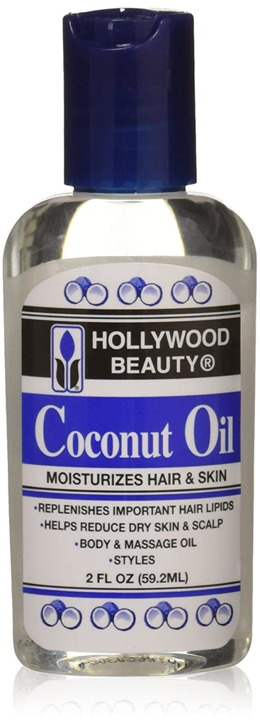 Hollywood Beauty Coconut Oil for Hair & Skin 2 fl oz