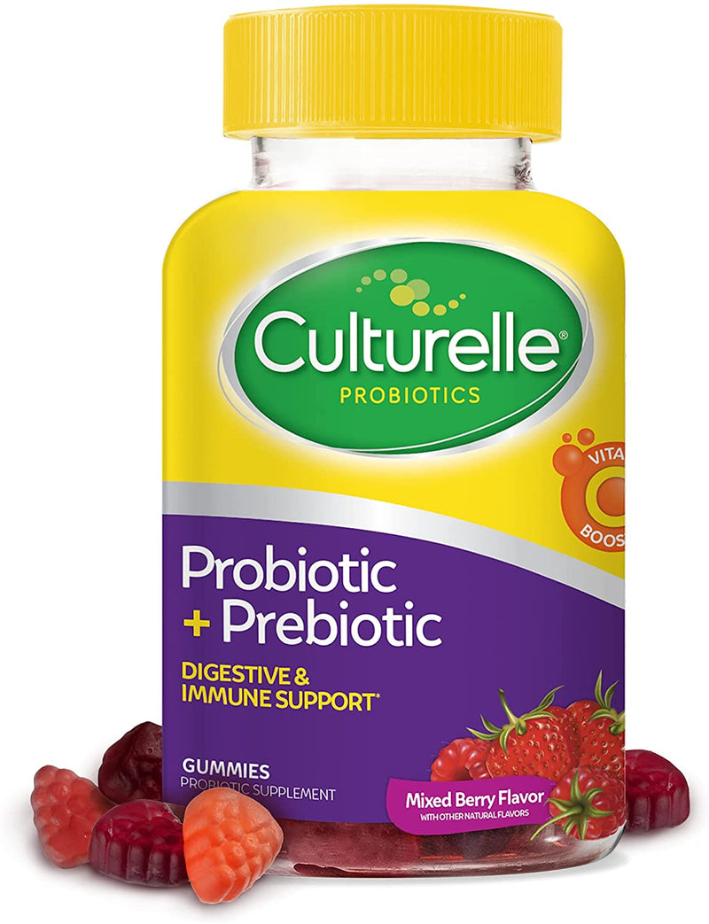 Culturelle Probiotic + Prebiotic Digestive & Immune Support, 52 Gummies, Mixed Berry*