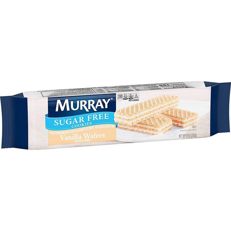 Murray Sugar Free Cookies, Vanilla Wafers, 9 Ounce