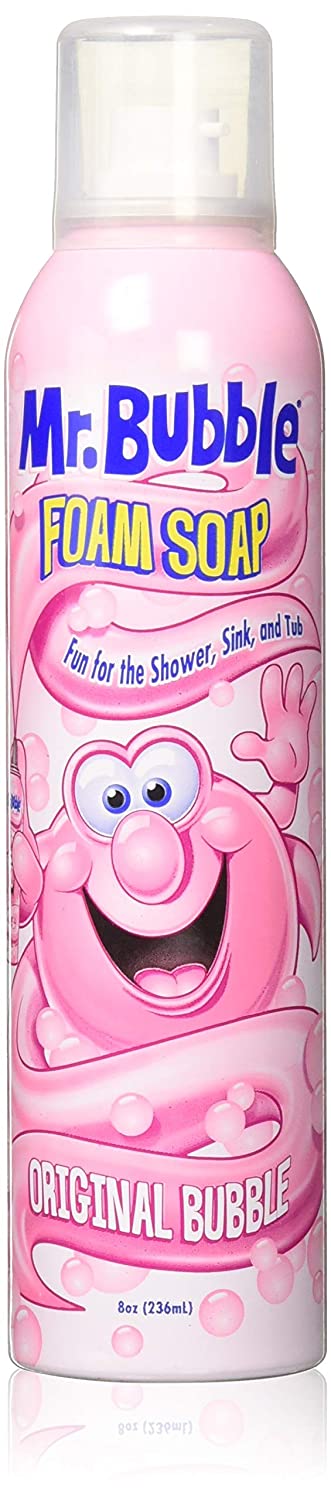 Mr Bubble Foam Soap, Original Bubble - 8 oz Spray Can