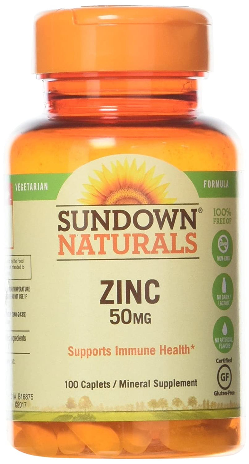 Sundown Essential Zinc 50 mg Mineral Supplement - 100 caplets*