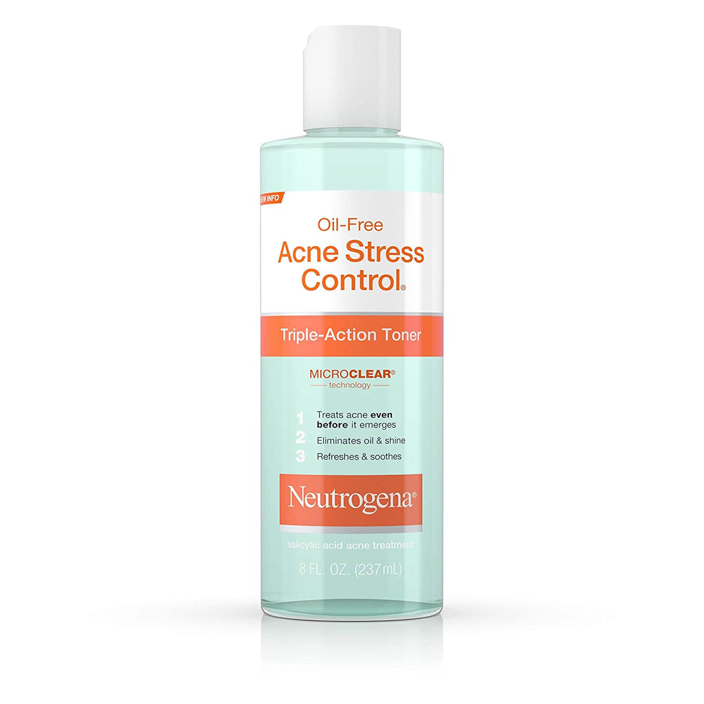 Neutrogena Oil-Free Acne Stress Control Triple Action Toner, 8 fl oz