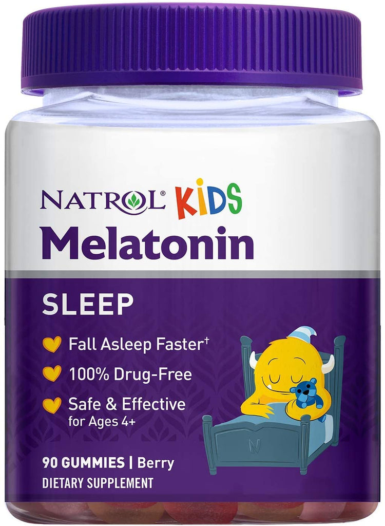 Natrol Kids Melatonin Gummies, 1 mg - 90 ct - Berry flavor