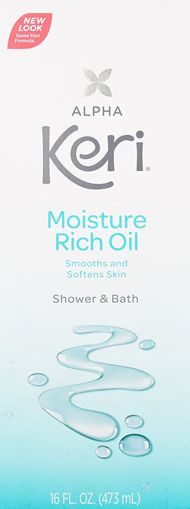 Alpha Keri Moisture Rich Oil for Shower & Bath, 16 fl oz