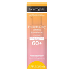 Neutrogena Invisible Daily Defense Face Serum with Broad Spectrum SPF 60+ 1.7 fl oz