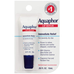 Aquaphor Lip Repair Immediate Relief Ointment - For Dry, Chapped Lips - 0.35 fl oz