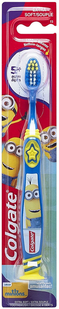 Colgate Minions Kids Toothbrush for ages 5+ Extra Soft Bristles, 1 ct*