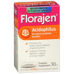Florajen Acidophilus Capsule 30 Ct