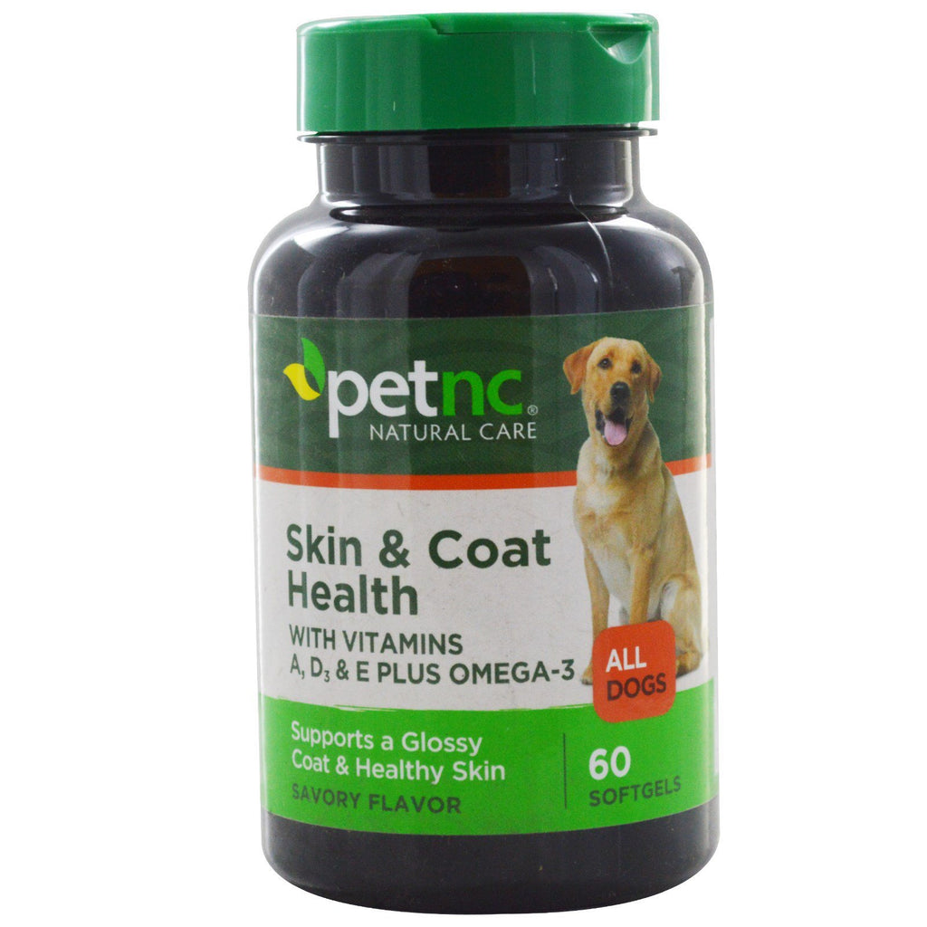 PetNC Skin & Coat Health All Dogs, 60 Softgels