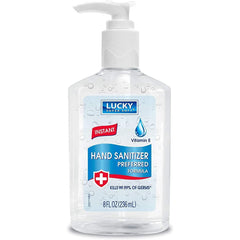 Lucky Super Hand Sanitizer, Clear, 8 Fl oz