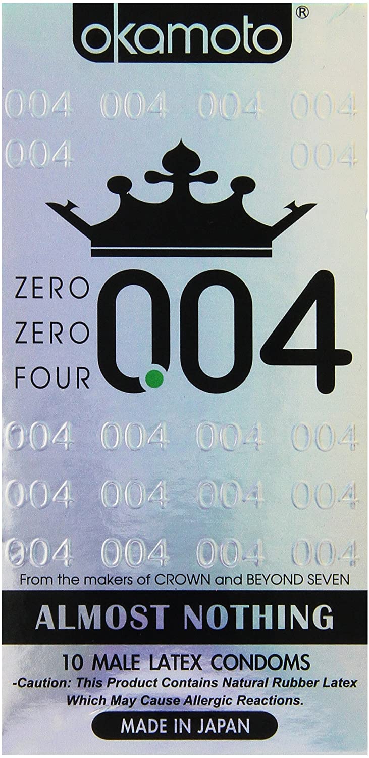 Okamoto 0.04 Zero Zero Four Condoms - Almost Nothing Ultra Thin 10ea pack*