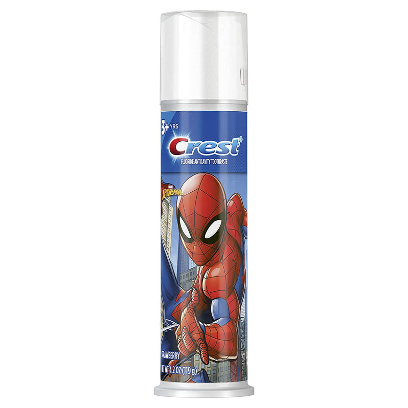 Crest Kids Spider-Man Fluoride Anticavity Toothpaste - Strawberry - 4.2 oz*