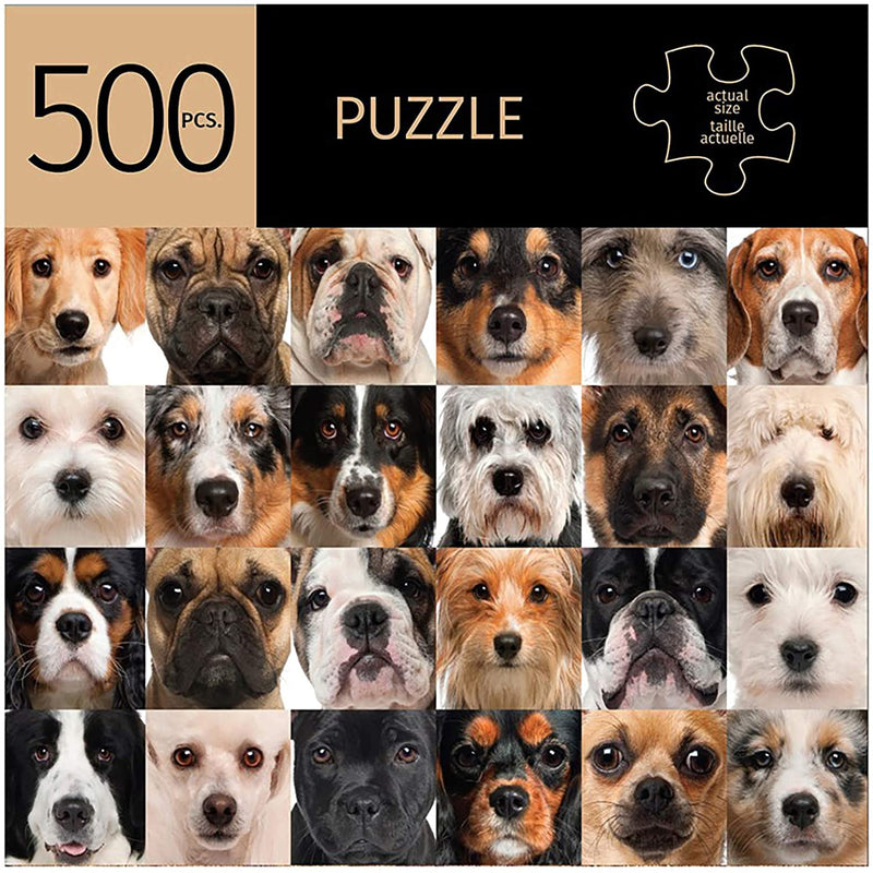 500 Piece Puzzles for Adults - Colorful and Fun Jigsaw Puzzles for Adults - Dog Puzzles for Adults 500 Piece - Dog Design Challenging 500 Piece Puzzle