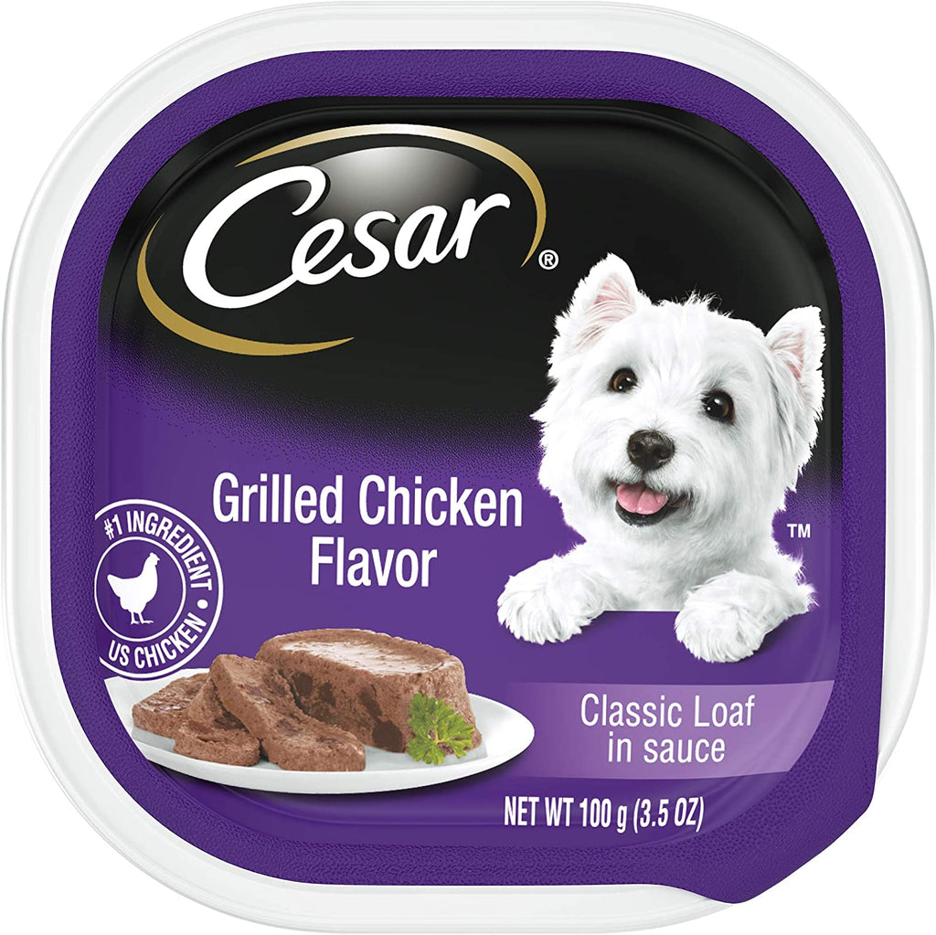Cesar Wet Dog Food Classic Loaf, Grilled Chicken Flavor
