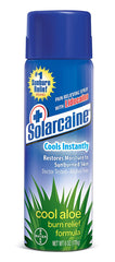 Solarcaine Cool Aloe Burn Pain Relief Spray with Lidocaine 6 oz - Cools Instantly, For Sunburns