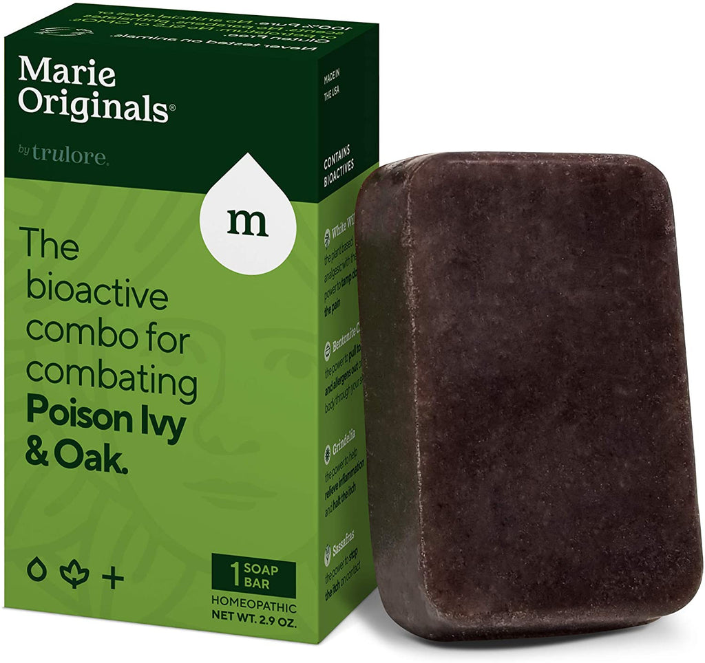 Marie Originals Homeopathic Bioactive Poison Ivy and Oak Soap Bar - 2.9 oz