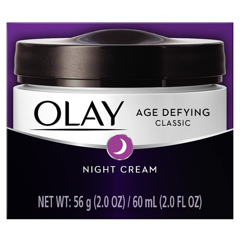 Olay Age Defying Classic Night Cream, 2.0 oz, Pack of 2