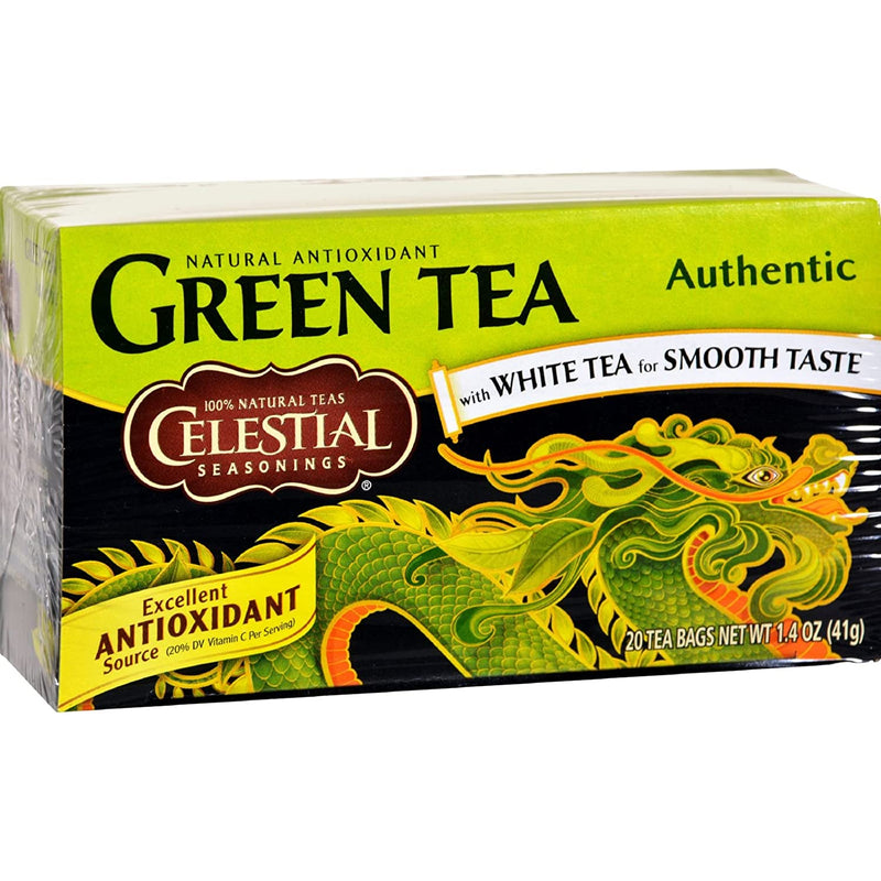 Celestial Seasonings Tea Green Authentic 20 Count