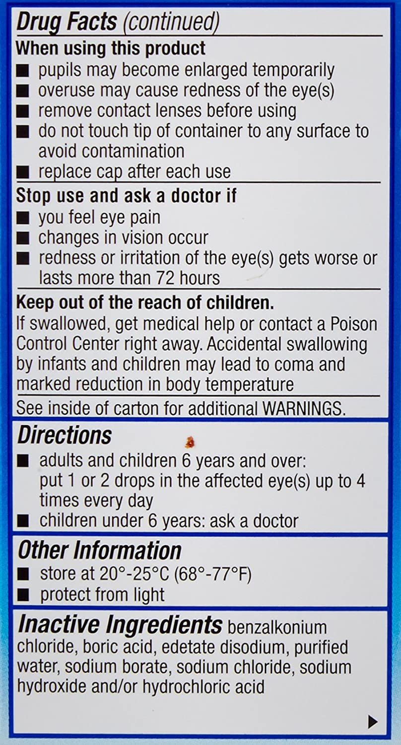 Alcon Naphcon A Eye Allergy Drops - 15 ml - Relieves Itching & Redness ...
