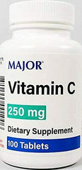 Major Vitamin C 250 MG, 100 Tablets*