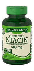 Windmill Flush Free Niacin Quick Release Capsules, 500mg, 100 Count
