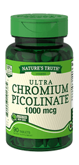 Nature's Truth Ultra Chromium Picolinate Quick Release Capsules, 1000mcg, 90 Count